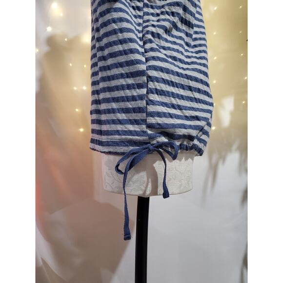 Fresh Produce Beachside Dana Pullover Sweatshirt Womens Size S Boat Neck Striped - Picture 6 of 10